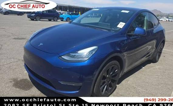 TESLA MODEL Y 2022 7SAYGDEE2NA020799 image